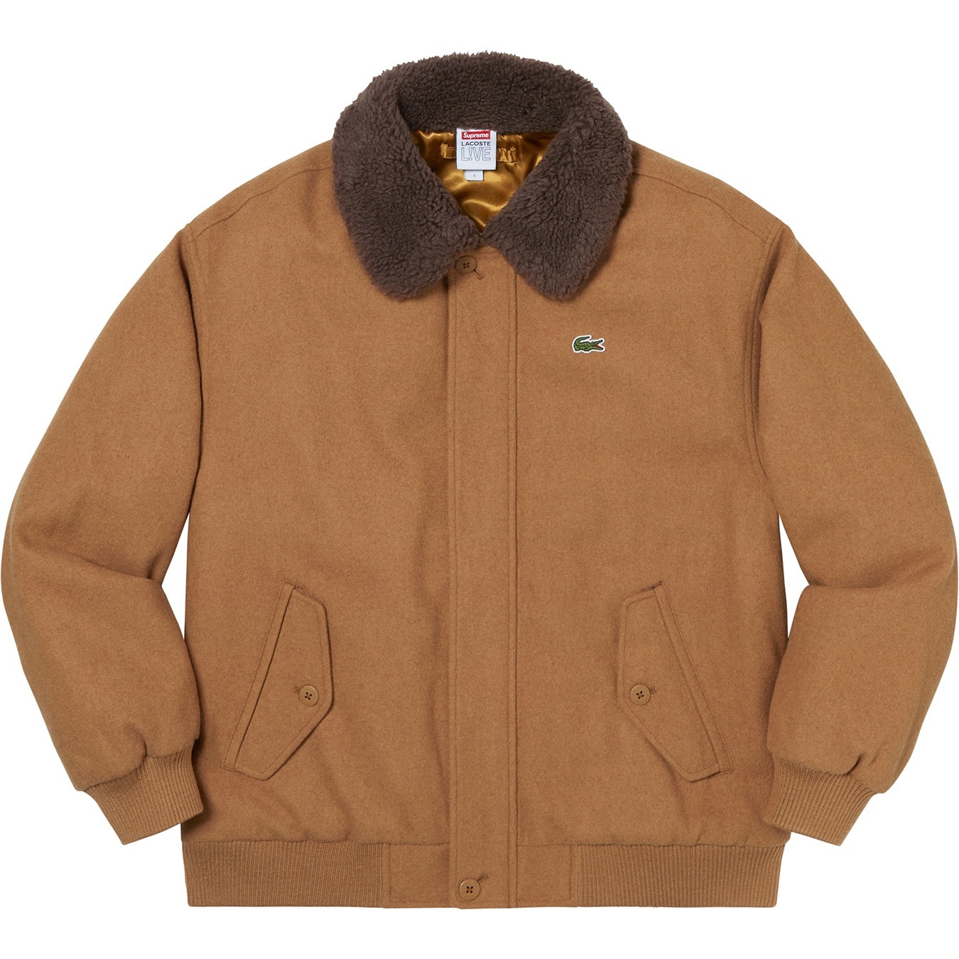 Supreme®/LACOSTE Wool Bomber Jacket view 5